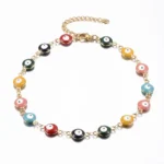 pulseira olho turco colorido