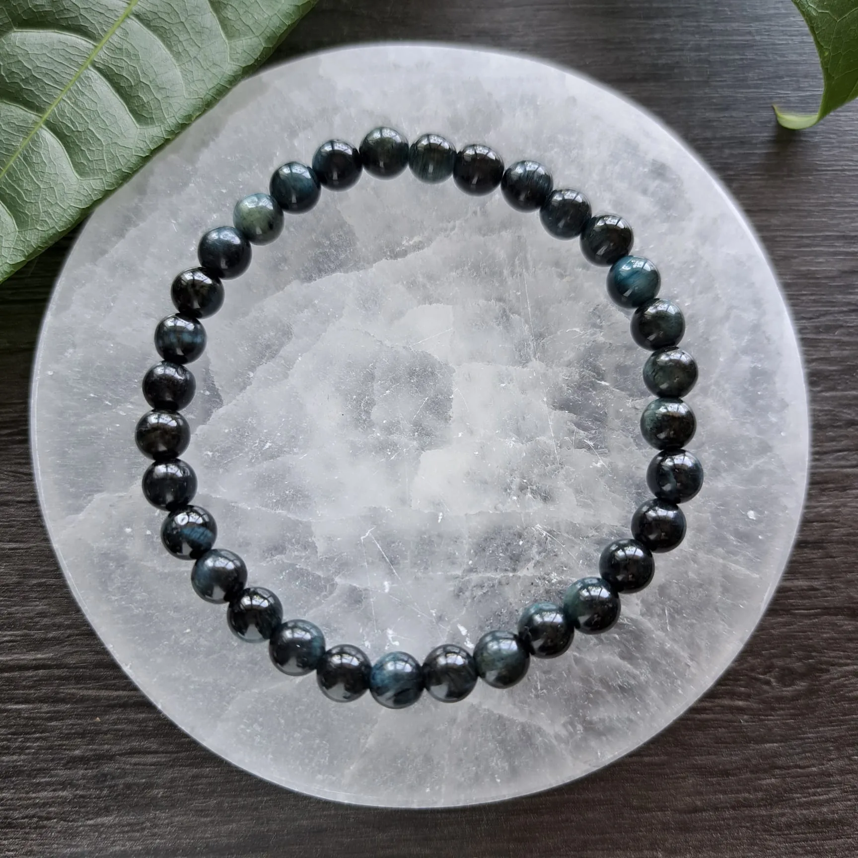 pulseira-obsidiana-azul Pulseira Obsidiana Azul