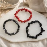 pulseira de turmalina e hematite